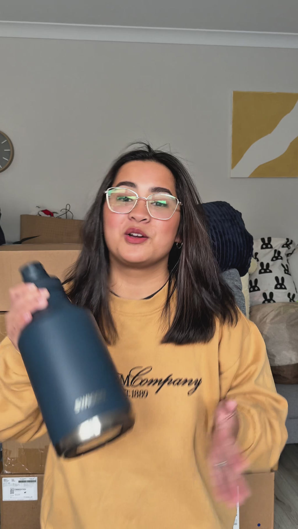 Sipreme Vacuum Insulated Water Bottle - 1.9 L (64 oz) (with 2 lids)