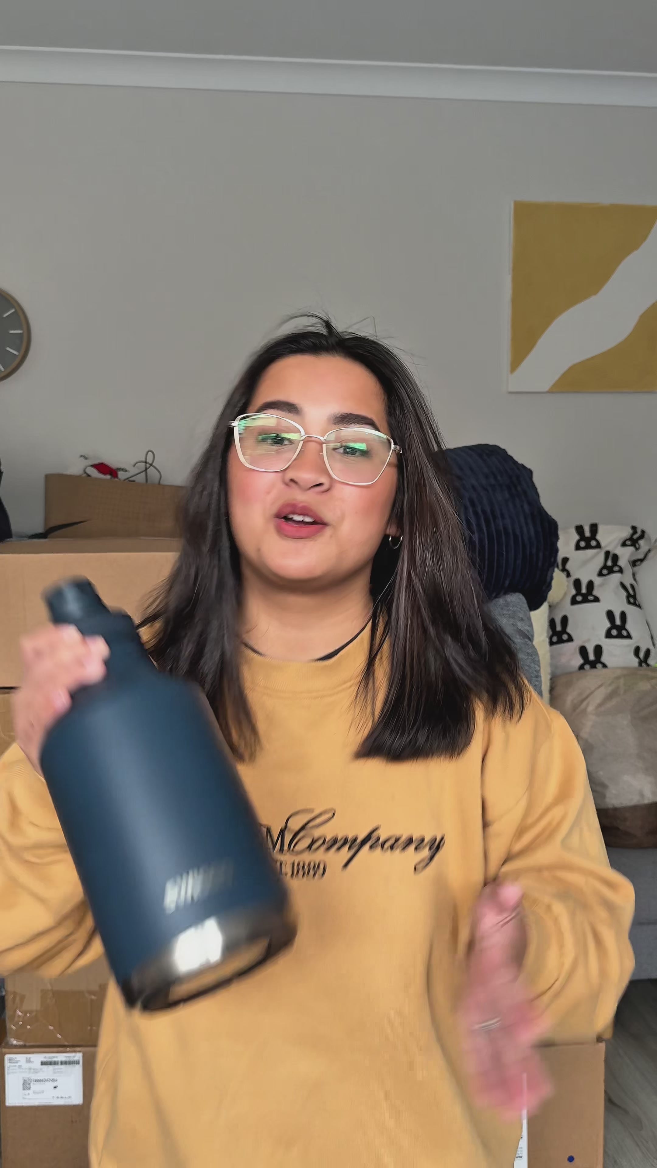 Sipreme Vacuum Insulated Water Bottle - 1.9 L (64 oz) (with 2 lids)